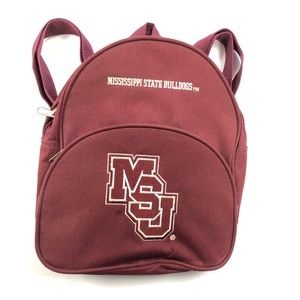 Professor Sports Club Mississippi State Bag Kids Mini Bookbag Embroidered Logo